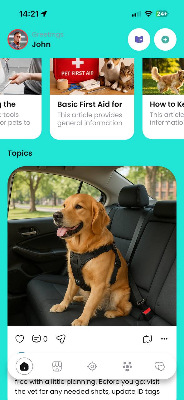 MyPetNet screen 1